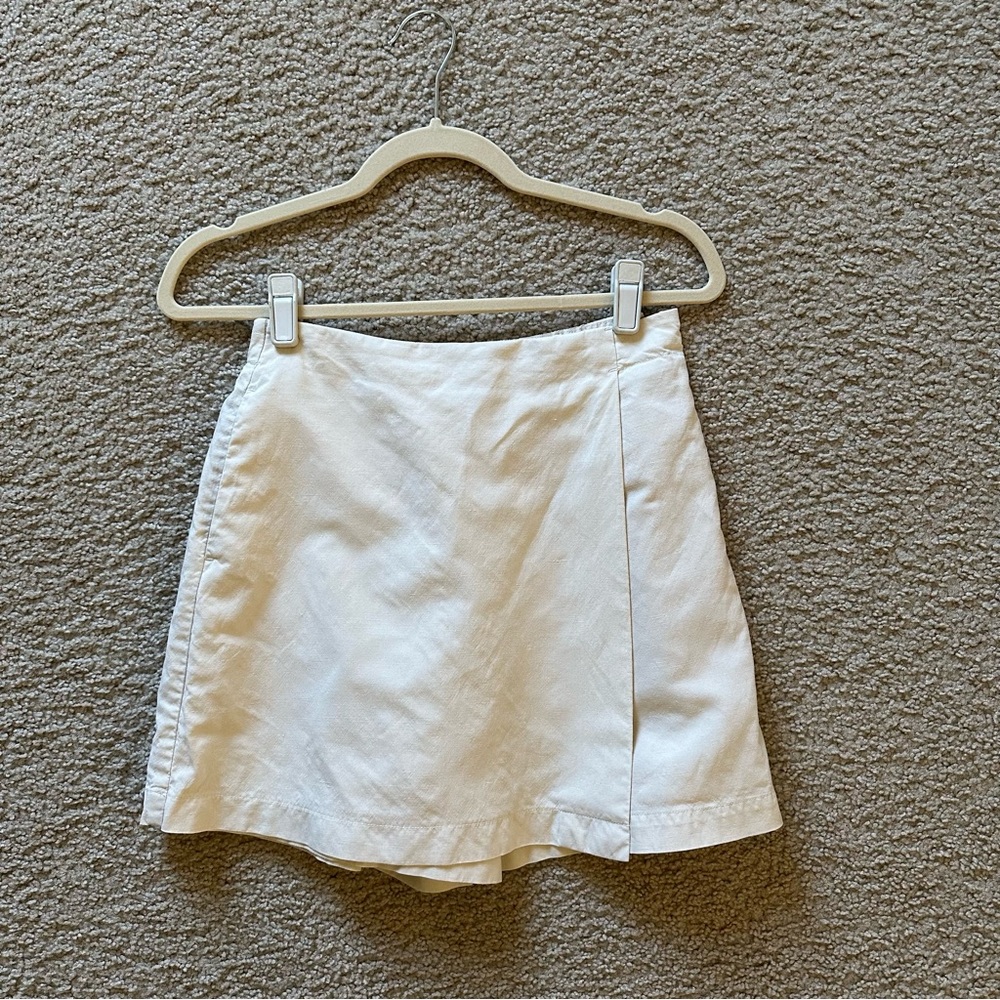 UNIQLO linen skort